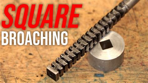 square hole broach for metal